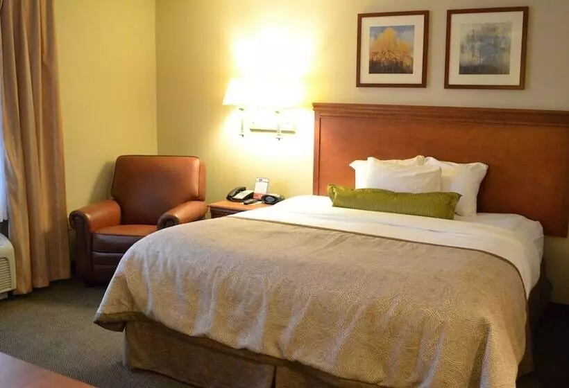 ダブルベッドのスタンダードスタジオ, Candlewood Suites Kalamazoo, An Ihg