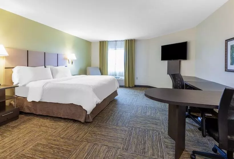 ダブルベッドのスタンダードスタジオ, Candlewood Suites Kalamazoo, An Ihg