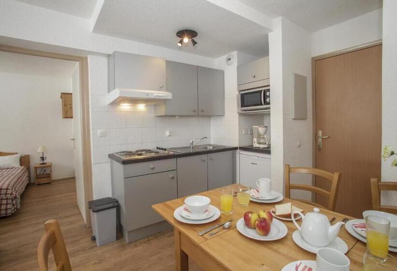 شقة غرفة واحدة, Residence Odalys Le Rond Point Des Pistes