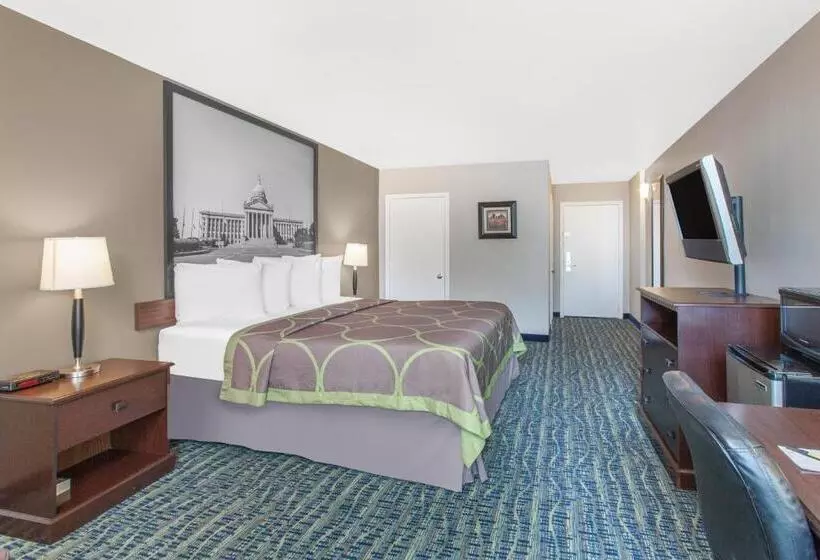 キングサイズベッドのスタンダードルーム, Super 8 By Wyndham Oklahoma City