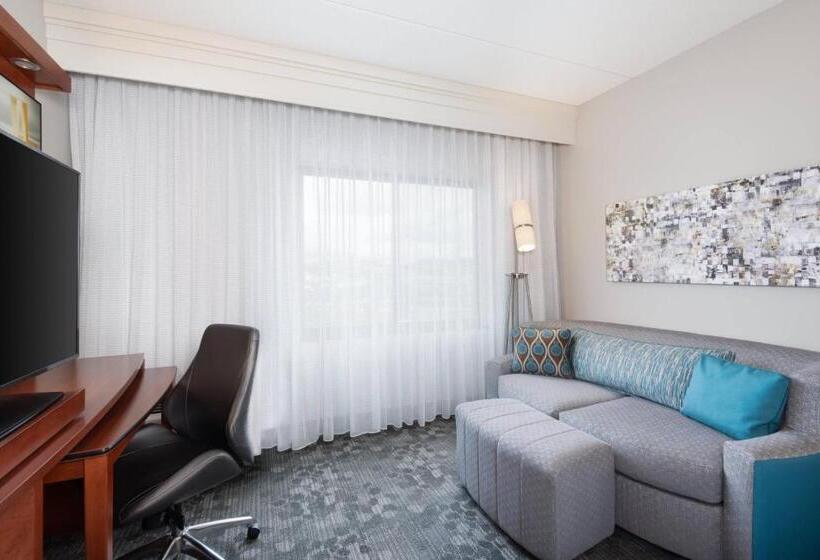 带大床的标准间, Courtyard By Marriott Pittsburgh Washington Meadow Lands