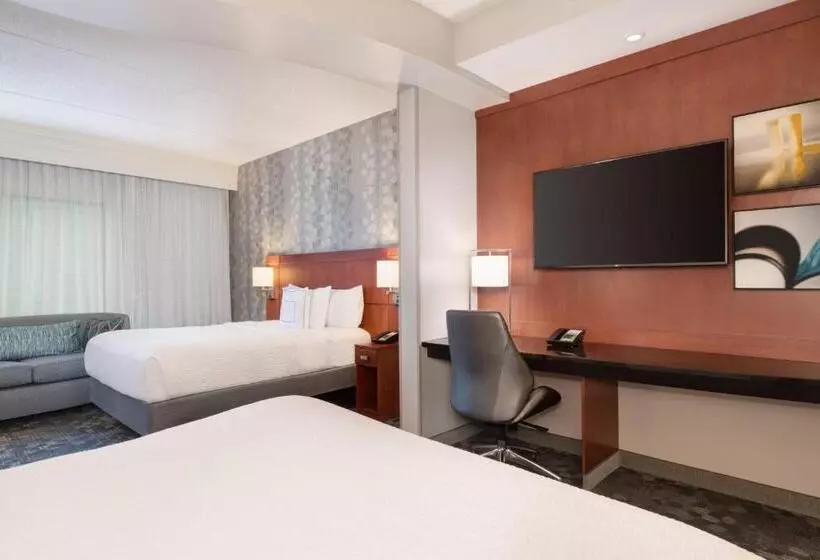 キングサイズベッドのスイートルーム, Courtyard By Marriott Pittsburgh Washington Meadow Lands