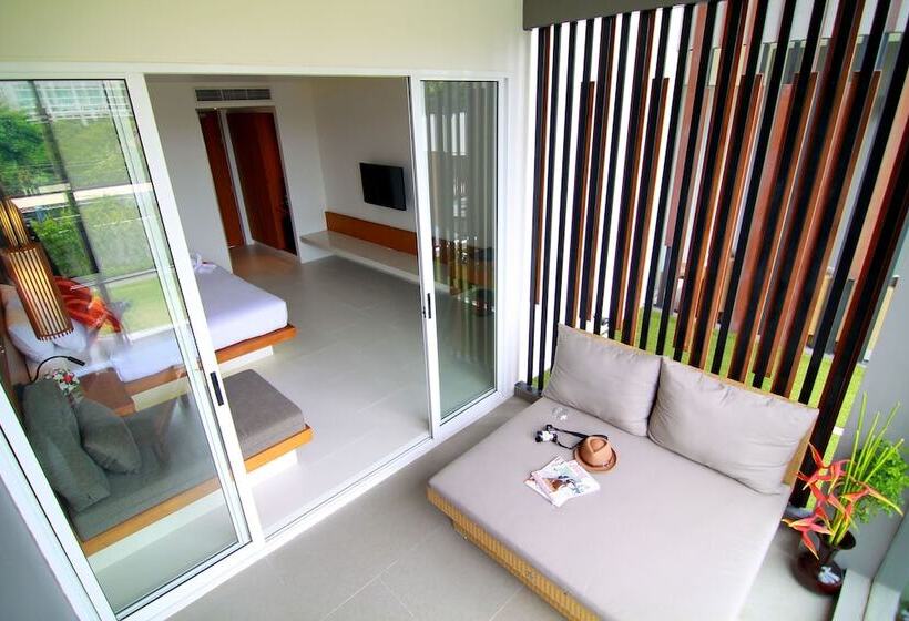 풀장 전망 디럭스 룸, G Hua Hin Resort & Mall
