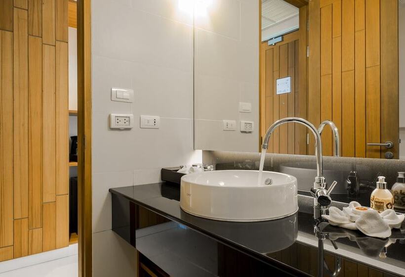 חדר דלוקס נוף בריכה, G Hua Hin Resort & Mall