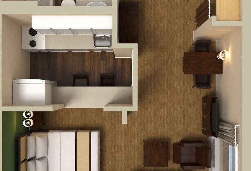 디럭스 스튜디오, Extended Stay America Select Suites Tampa Airport Memorial Hwy