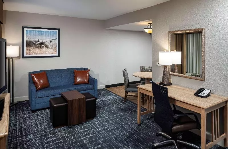 キングサイドベッドのスタンダードワンルーム, Homewood Suites By Hilton Austin/round Rock, Tx