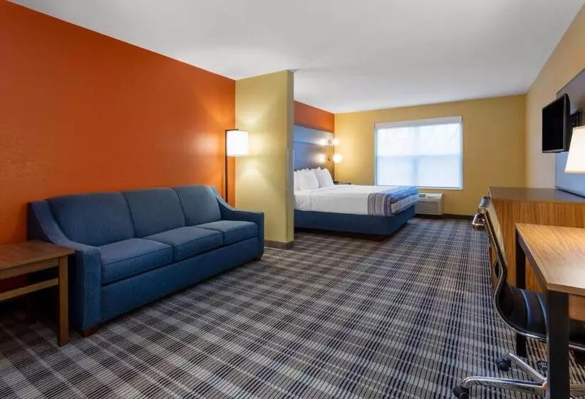 キングサイズベッドのデラックススイート, Americinn By Wyndham Fulton Clinton