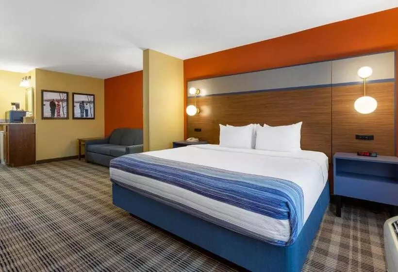 キングサイズベッドのデラックススイート, Americinn By Wyndham Fulton Clinton