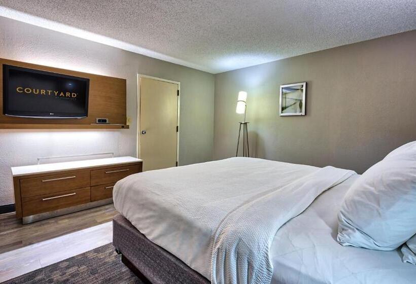 带大床的标准间, Courtyard Hampton