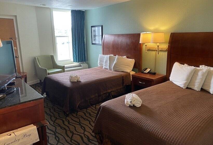 غرفه قياسيه سريرين مزدوجين, Ocean Sands Beach Boutique Inn   Stay By The Beach   Indoor Hotel   Saltwater Mineral Pool Open Unti