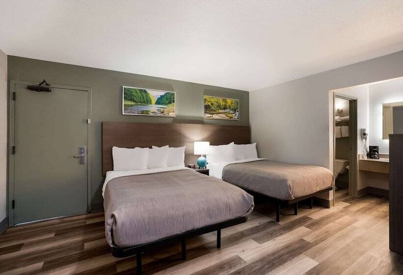 2ダブルベッドのスタンダードルーム, Quality Inn Elk Grove Sacramento