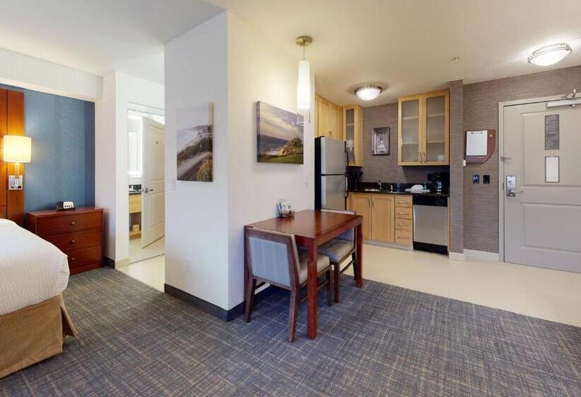 带大床的标准工作室, Residence Inn San Diego Del Mar