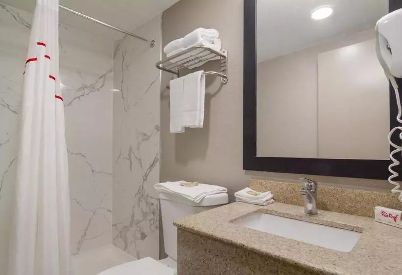 キングサイズベッドのスーペリアルーム, Red Roof Inn & Suites Brunswick I95