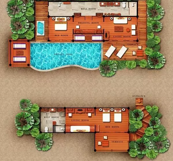 ツーベッドルーム ヴィラ, Santhiya Koh Yao Yai Resort & Spa