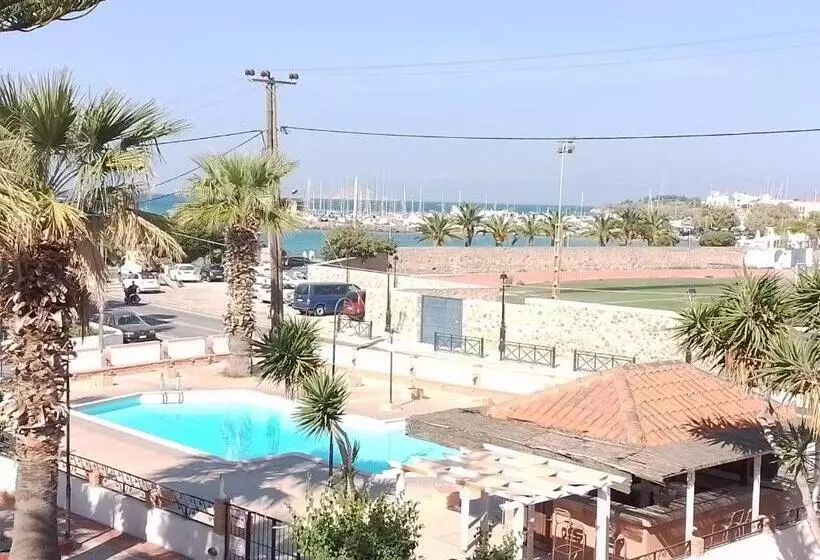 オーシャンビュースタンダードルームバルコニー付き, Miranta Hotel   Apartments & Studios