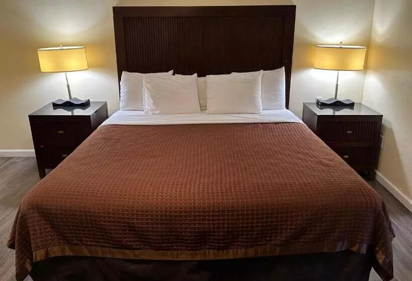 キングサイドベッドのスタンダードワンルーム, Relax Inn Of Medford