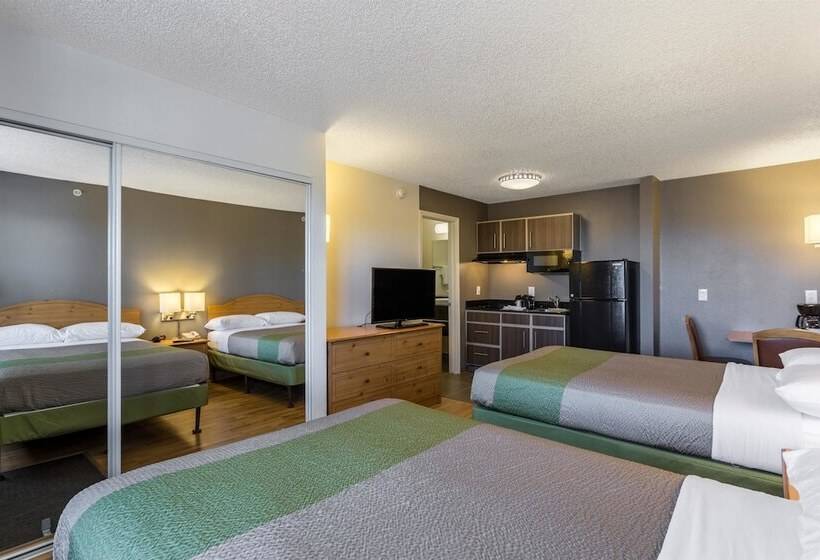 带2个双人床的标准工作室, Studio 6albuquerque, Nm  North