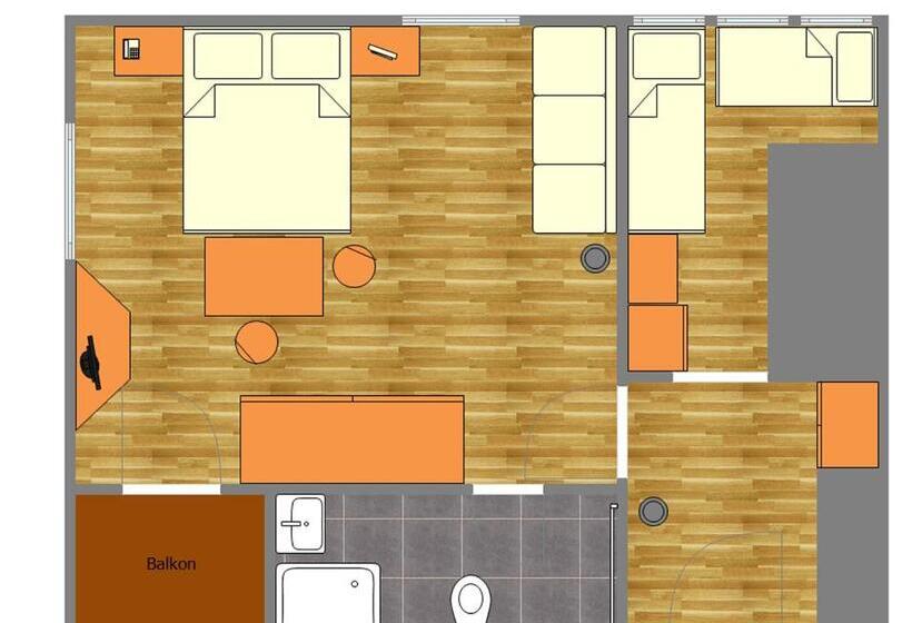 غرفة عائلية, Apart Tuxertal