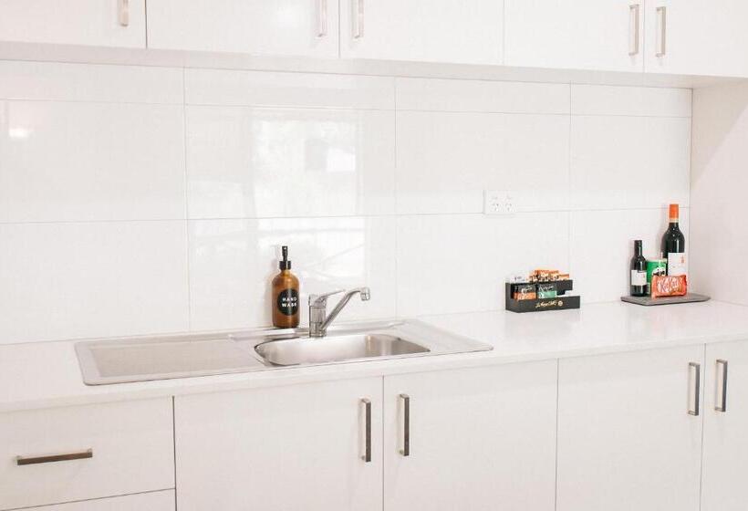 キングサイドベッドのスタンダードワンルーム, Quality Apartments Banksia Albany