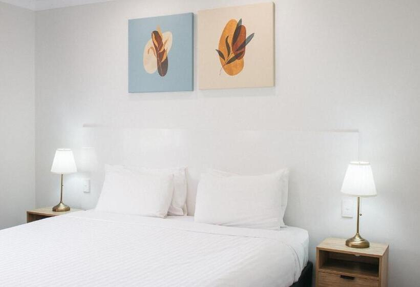 キングサイドベッドのスタンダードワンルーム, Quality Apartments Banksia Albany