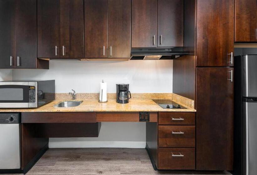 带大床的标准工作室, Towneplace Suites Buffalo Airport