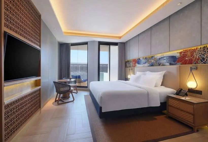 バルコニー付きデラックスルーム, Pullman Lombok Merujani Mandalika Beach Resort
