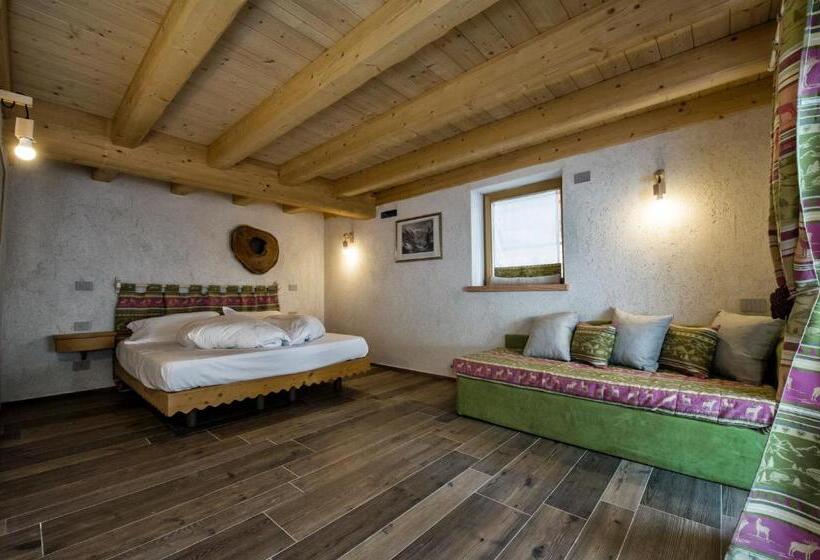 חדר סטנדרט לארבעה, Bed & Breakfast Alchemilla