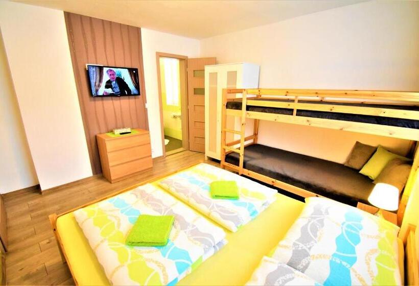 اتاق استاندارد چهار تخته, Penzion Privat Siesta