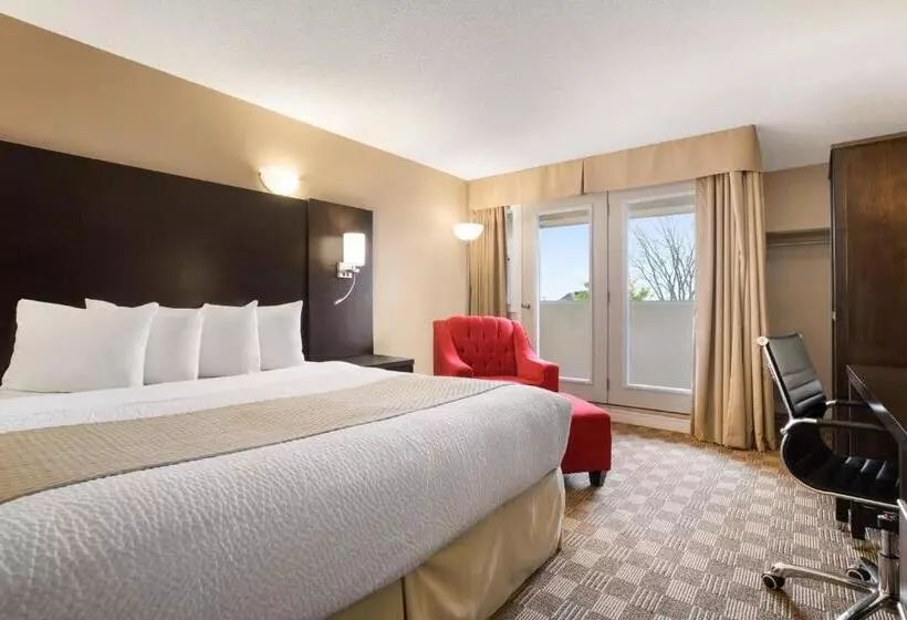 キングサイズベッドのスタンダードルーム, Days Inn & Suites By Wyndham North Bay Downtown