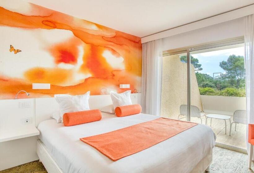 غرفة ديلوكس مطلّة علي الحديقة, Restaurant La Vague De Saint Paul