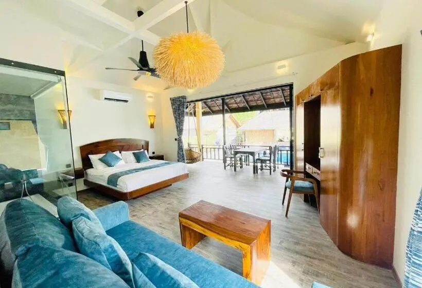 オーシャンビューの１ベッドルームビラ, Absolute Beachfront Resort
