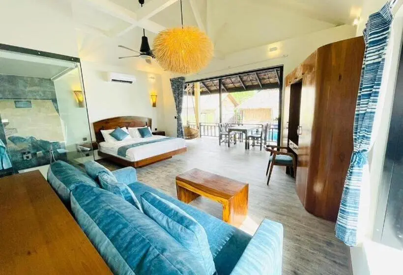 オーシャンビューの１ベッドルームビラ, Absolute Beachfront Resort