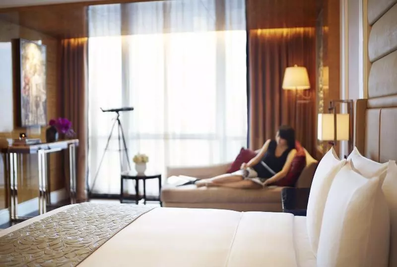 キングサイズベッドのクラブルーム, The Ritzcarlton, Chengdu