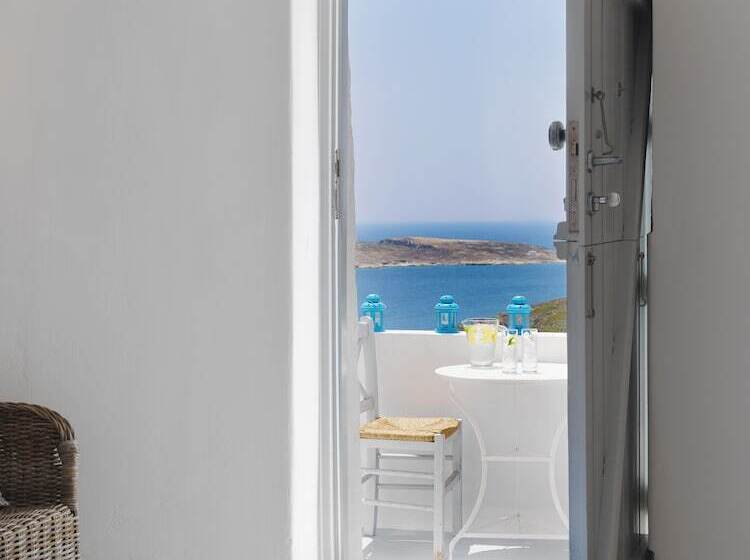 Pokój Standard Widok Morze z Balkonem, The Windmill Kimolos