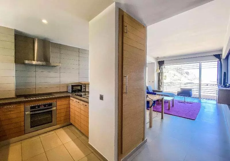 آپارتمان 1 خوابه با بالکن و چشم‌انداز دریا, Mercure Quemado Al Hoceima Resort