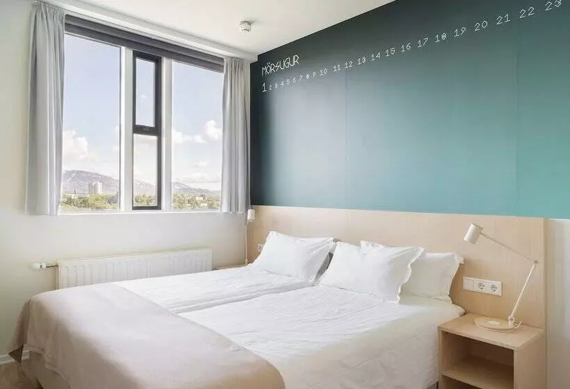 اتاق استاندارد با چشم‌انداز کوهستان, Reykjavik Lights Hotel By Keahotels