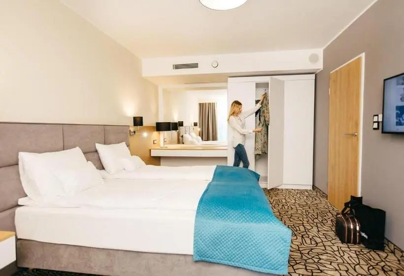 キングサイドベッドのスタンダードワンルーム, Aparthotel Termy Uniejów