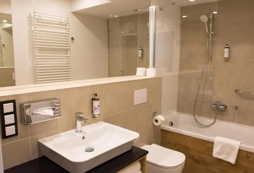 キングサイドベッドのスタンダードワンルーム, Aparthotel Termy Uniejów