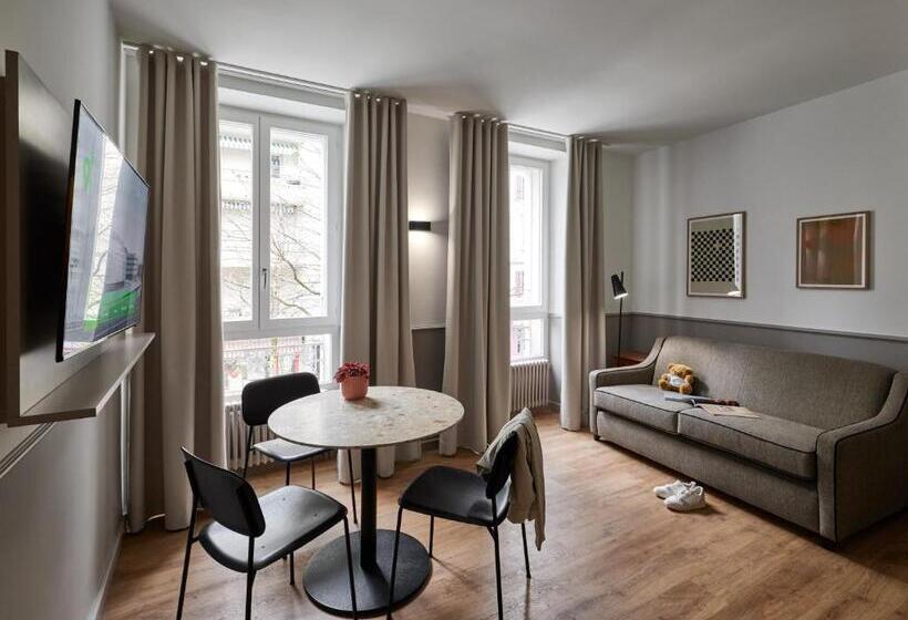 침실 1개 아파트, Base Lausanne