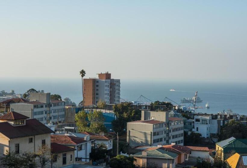 اتاق استاندارد با چشم‌انداز دریا, Faro Azul Valparaíso Cerro Alegre