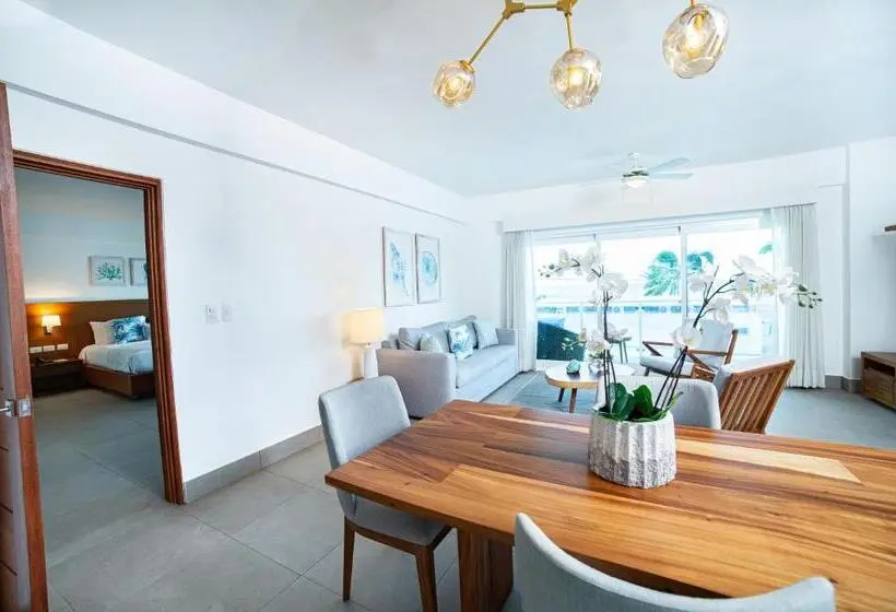 آپارتمان 1 خوابه با چشمانداز استخر, Presidential Suites Cabarete Room Only