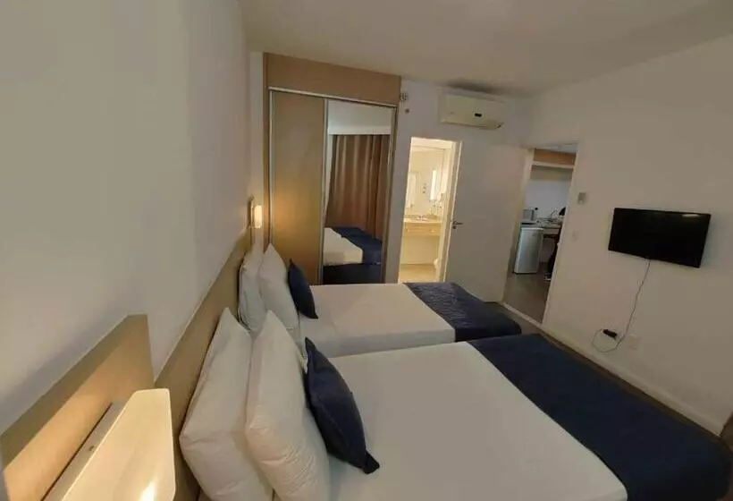 オーシャンビュースーペリアースイート, Summit Suítes Hotel Santos