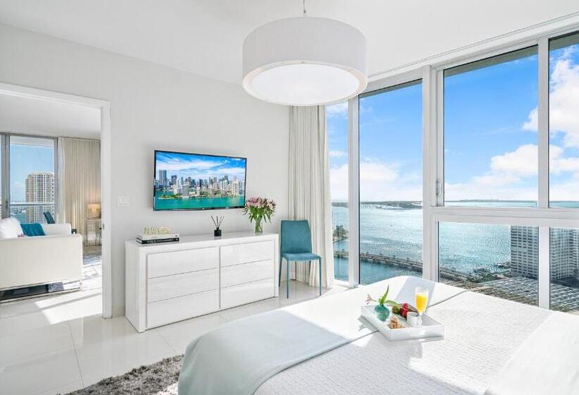 バルコニー付２ベッドルームアパートメント, Brickell By Miami Vacation Rentals