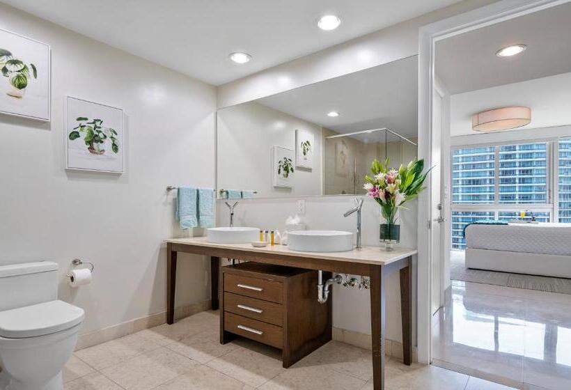 海の見える２ベッドルームアパートメント, Brickell By Miami Vacation Rentals
