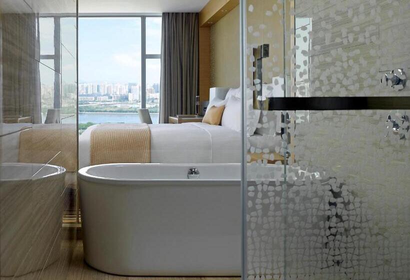 غرفة قياسية مطلة على المدينة, Langham Place Guangzhou   Walking Distance To Canton Fair & Overseas Buyers Registration Service