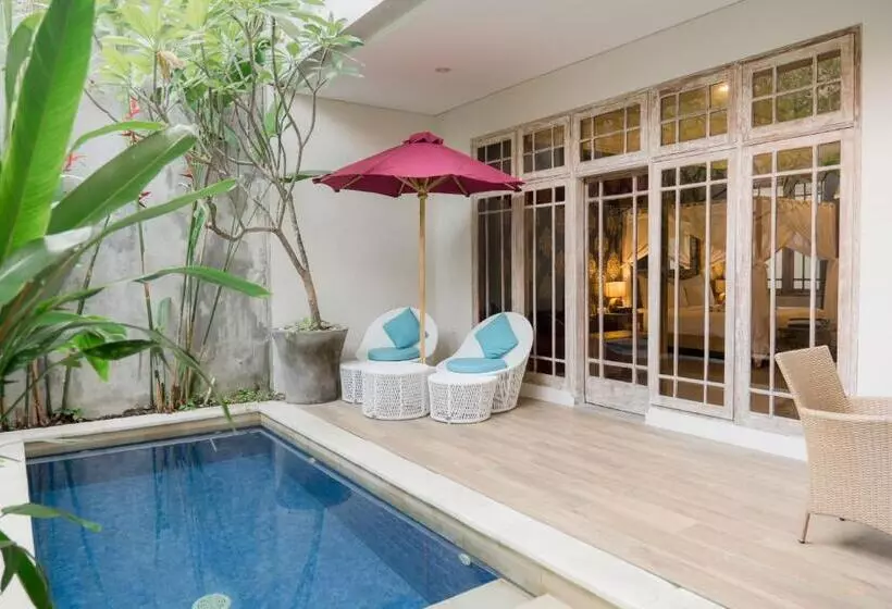 ویلای یک اتاق خوابه با استخر شنا, 18 Suite Villa Loft At Kuta