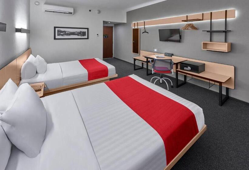 Quarto Estandar 2 Camas Casal, City Express Plus By Marriott Ciudad De México Patio Universidad
