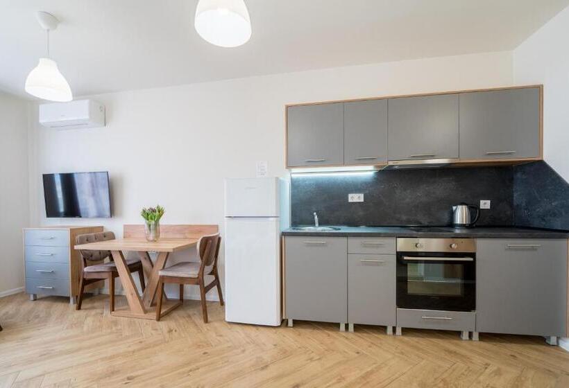 סטודיו עם נוף להרים, Wow Studios For Rent   Bul Montevideo 25a   B