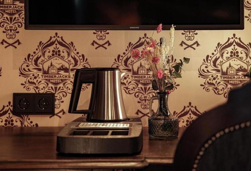 اتاق استاندارد با تراس, Timberjacks Siegen Motel