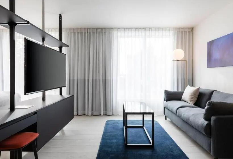 Deluxe-studio Sisäpuolella, Residence Inn Ghent By Marriott
